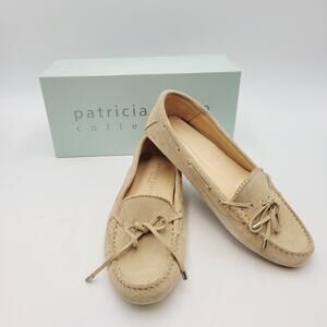 Patricia Green Amy Camel Suede Driving Moccasin Loafer US Size 8 Vintage SPAIN